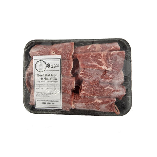 BEEF FLAT IRON 1LB<br>샤브샤브 부채살 1LB