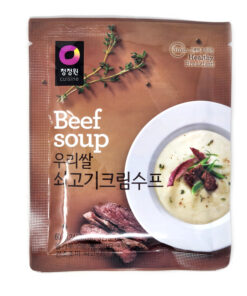 BEEF SOUP POWDER 60G<br>청정원) 우리쌀 쇠고기 크림스프 60G
