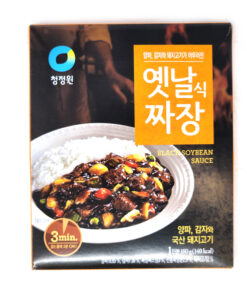 BLACK SOYBEAN SAUCE 180G<br>청정원) 옛날짜장 180G