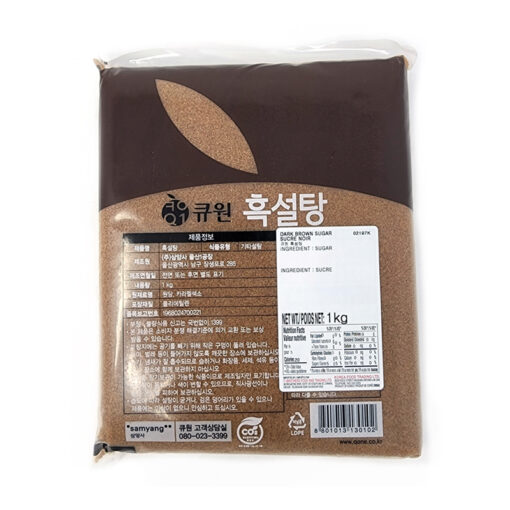BLACK SUGAR 1KG<br>큐원) 흑설탕 1KG - Image 2