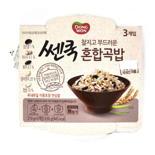 COOKED MULTIGRAIN 3/PK<br>쎈쿡 혼합곡밥 3개입