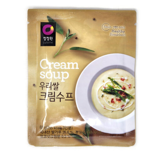 CREAM SOUP 60G<br>청정원) 우리쌀 크림스프 60G