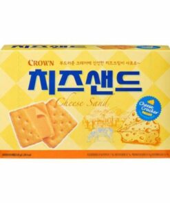 CROWN) CHEESE SANDWICH BISCUIT 240G<br>크라운) 치즈샌드 240G (*EXP: 25.MAY.30)