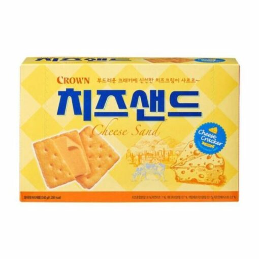 CROWN) CHEESE SANDWICH BISCUIT 240G<br>크라운) 치즈샌드 240G (*EXP: 25.MAY.30)