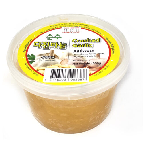 CRUSHED GARLIC 500G<br>순수 다진마늘 500G