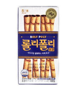 HT) CHOCOLATE BISCUIT ROLYPOLY 62G<br>해태) 롤리폴리 62G
