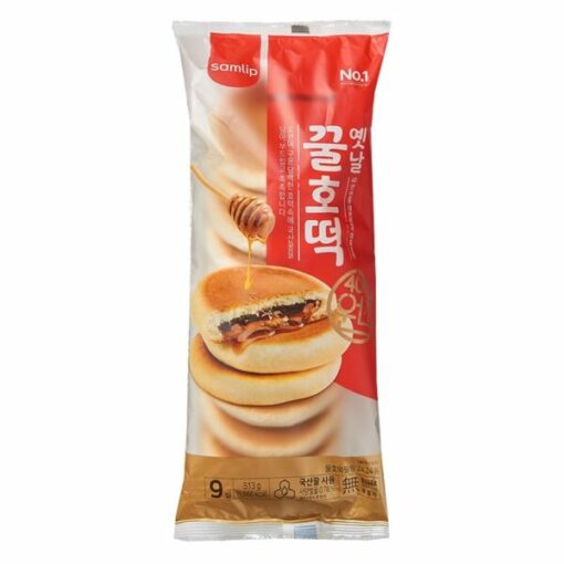 HONEY BAKED PANCAKE 513G<br>삼립) 옛날 꿀호떡 9개입 513G