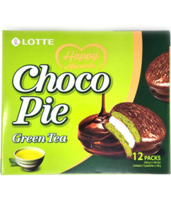 LOTTE) CHOCOPIE, GREEN TEA 336G<br>롯데) 초코파이, 녹차 336G