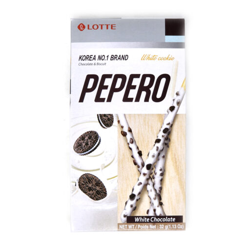 PEPERO WHITE COOKIE 32G<br>롯데) 빼빼로, 화이트쿠키 32G