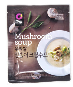 MUSHROOM CREAMY SOUP 60G<br>청정원) 우리쌀 양송이 크림스프 60G