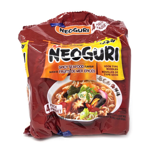 NS) NEOGURI SPICY RAMEN (MULTI) 120GX4<br>농심) 너구리 매운맛 멀티 120GX4