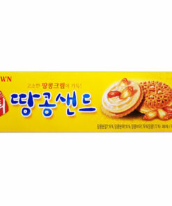 PEANUT BUTTER SAND BISCUIT 155G<br>크라운)국희땅콩샌드 155G