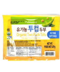 PULMUONE) ORGANIC TWO CUP TOFU(SOFT) 439G<br>풀무원) 유기농 투컵두부 찌개용 439G