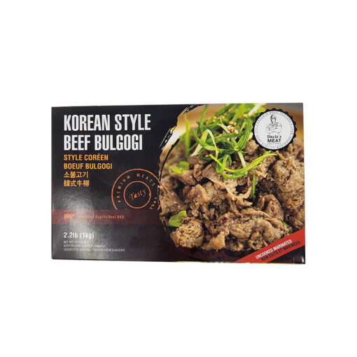 UNCLE'S MEAT) SEASONED BEEF BULGOGI BBQ 1KG<br>양념 소불고기 1KG
