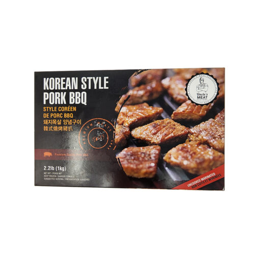 UNCLE'S MEAT) SEASONED PORK BBQ 1KG<br>양념돼지 목살구이 1KG