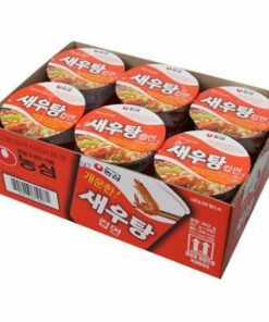 SPICY SHRIMP CUP RAMEN 67GX6<br>농심) 새우탕 소컵 67GX6