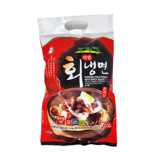SURSANG) COLD NOODLE SPICY SAUCE 1140G<br>모란각 비빔회냉면 1140G(3인분) - Image 2