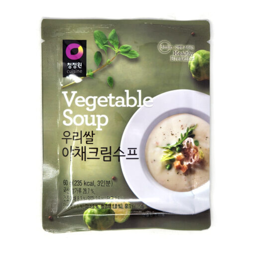 VEGETABLE CREAM SOUP 60G<br>청정원) 야채크림스프 60G