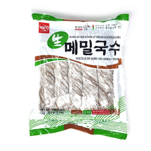 WANG) FRESH BUCKWHEAT NOODLE 1KG<br>왕) 생메밀국수 1KG