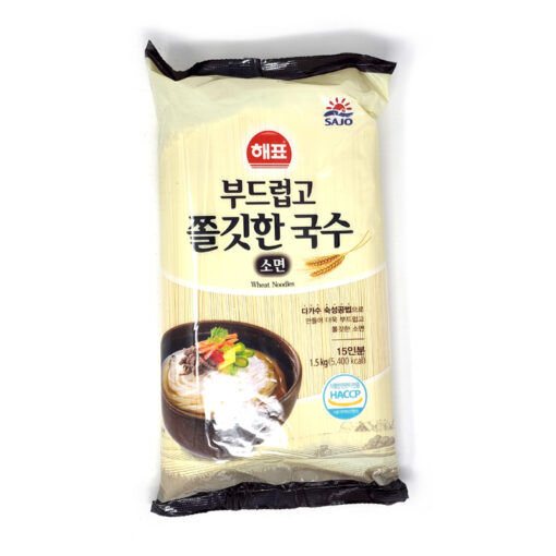 DRIED FINE NOODLE 1.5KG<br>해표) 부드럽고 쫄깃한 국수,소면 1.5KG
