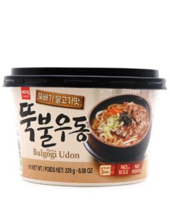 NOODLE(BULGOGI BOWL) 229G<br>왕) 뚝불우동 볼 229G