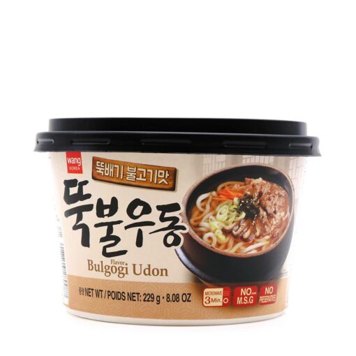 NOODLE(BULGOGI BOWL) 229G<br>왕) 뚝불우동 볼 229G