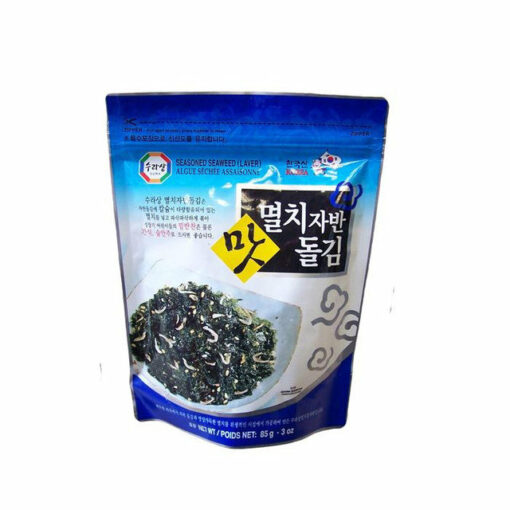 SEASONED SEAWEED FLAKES W/ ANCHOVY 85G<br>수라상) 멸치 자반 맛돌김 85G