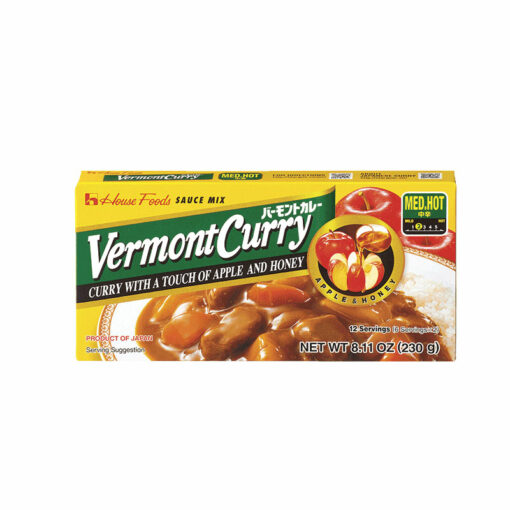 HOUSE) VERMONT CURRY, MED HOT 230G<br>바몬드 카레 약간 매운맛 230G