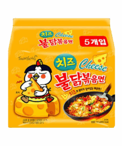 HOT CHICKEN FLAVOR RAMEN(CHEESE) MULTI<br>삼양) 치즈 불닭볶음면 멀티 5개입