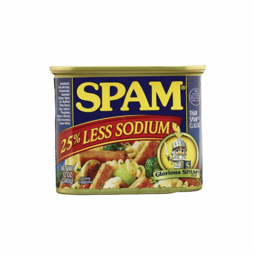 SPAM 25% LESS SODIUM 340G<BR>스팸 저염 340G