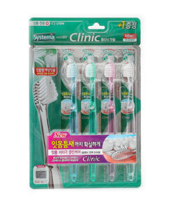 LION) CLINIC TOOTHBRUSH 4P<br>PLION) 시스테마 클리닉 칫솔 4P
