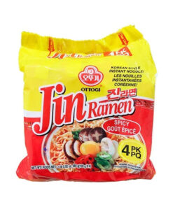 JIN RAMEN (SPICY) 4PK<br>오뚜기) 진라면 매운맛 4개입 멀티팩