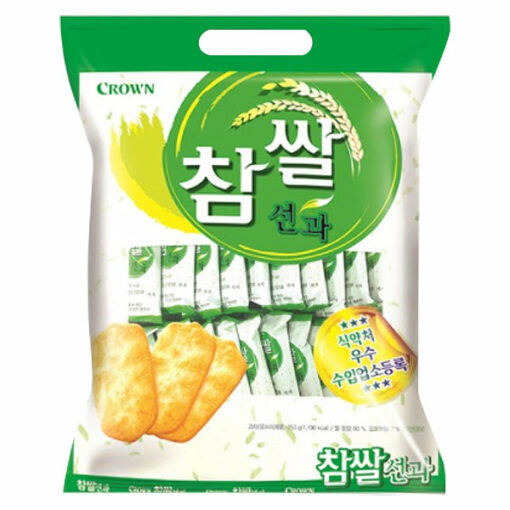 CROWN) RICE CRACKER SENBEI 115G<br>크라운) 참쌀선과 115G