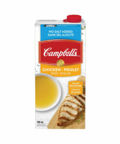 CAMPBELLS) CHICKEN BROTH, NO SODIUM 900ML<br>치킨육수, 무염 900ML