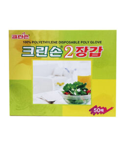 DISPOSABLE POLY GLOVES 50PCS크린손 일회용장갑 50PCS