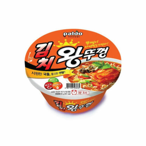 KIMCHI KING BOWL RAMEN 110G<br>팔도) 왕뚜껑, 김치 110G