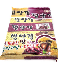 CROWN) SWEET JELLY RED BEAN 10PACK<br>크라운) 밤 팥 연양갱 10개 팩