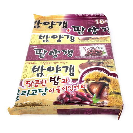 CROWN) SWEET JELLY RED BEAN 10PACK<br>크라운) 밤 팥 연양갱 10개 팩