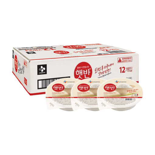 PRECOOKED RICE(HATBAN) 210GX12PK<br>CJ) 햇반 12PK X 210G