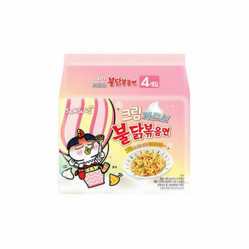 HOT CHICKEN FLAVOR (CREAM CARBO) MULTI<br>삼양) 크림 까르보 불닭볶음면 멀티 5개입