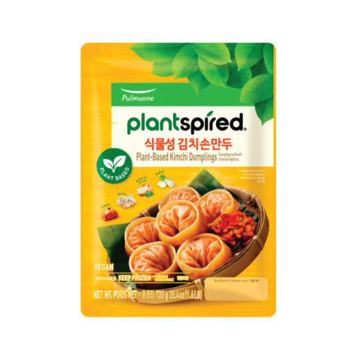 PULMUONE PLANT-BASED KIMCHI DUMPLINGS 720G<br>풀무원) 식물성 김치손만두 720G