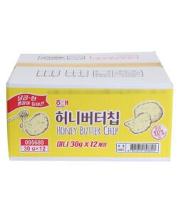 HONEY BUTTER CHIPS 30G X 12EA<br>해태) 허니버터칩 30G X12개 BOX