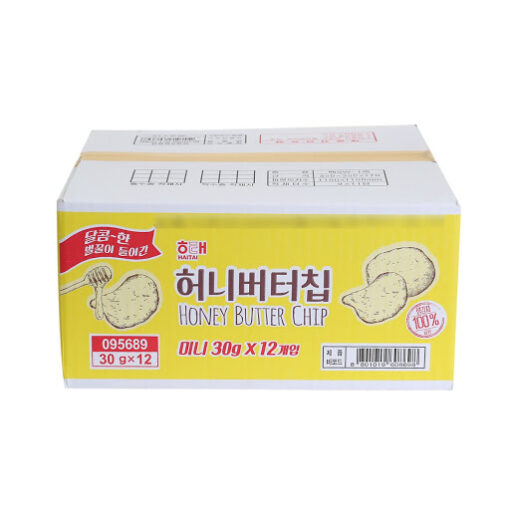 HONEY BUTTER CHIPS 30G X 12EA<br>해태) 허니버터칩 30G X12개 BOX