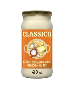 CLASSICO PASTA SAUCE - ALFREDO&ROASTED GARLIC 410ML<br>CLASSICO) 파스타소스, 알프레도 로스티드갈릭 410ML