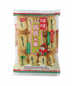BINBIN) RICE CRACKER-SEAWEED 150G<br>BINBIN) 쌀과자, 김맛 150G