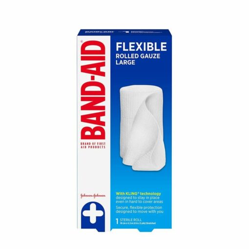 P_BAND-AID) Rolled Gauze Large 1 sterile roll<BR>BAND-AID) 거즈 롤 (10cmx4.5m) 1개