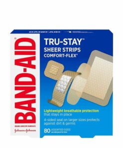 P_BAND-AID) Sheer Strips Comfort Flex Bandages Assorted, 80 <BR>BAND-AID) 밴드 80개