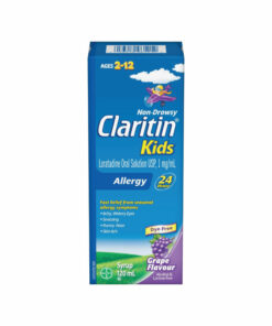 P_CLARITIN Allergy Kids Syrup - Grape Flavour 120ml<br>CLARITIN 알러지 키즈 시럽(포도맛) 120ml