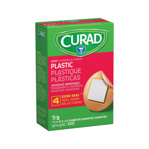P_CURAD) Plastic Spot Adhesive Bandages 100<BR>CURAD) 밴드 원 100개