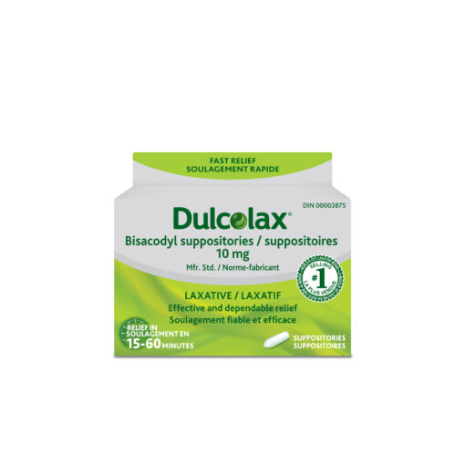P_Dulcolax Laxative Bisacodyl Suppositories 10mg, 3<br>Dulcolax) 변비약 (좌약) 3